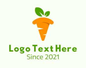 Carrot Pizza Slice  logo