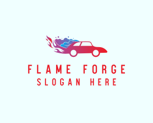 Automotive Fire Cleaning logo design