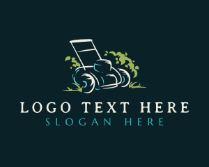 Landscaping Gardening Mower logo