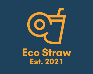 Orange Juice Straw logo