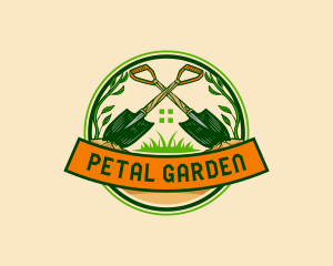 Shovel Plant Landscaping logo design