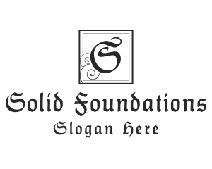 Gothic Medieval Script  Logo