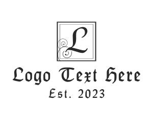 Script - Gothic Medieval Script logo design
