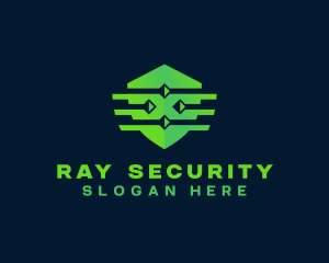 Shield Security Cyber logo design