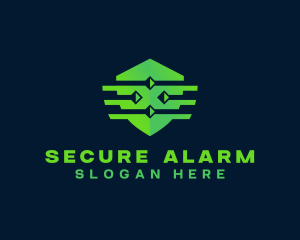 Shield Security Cyber logo design