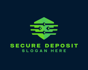 Shield Security Cyber logo design