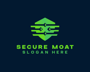 Shield Security Cyber logo design