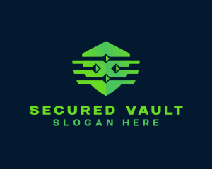 Shield Security Cyber logo design