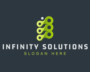 Infinity Loop Tech logo design