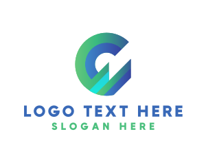 Retailer - Modern Gradient Letter G logo design