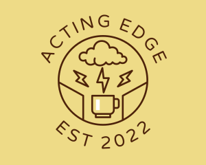 Lightning Coffee Cafe  logo design