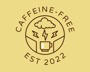 Lightning Coffee Cafe  logo design