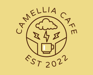 Lightning Coffee Cafe  logo design