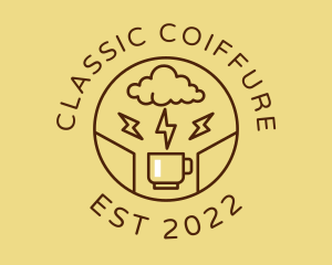 Lightning Coffee Cafe  logo design