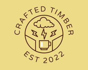 Lightning Coffee Cafe  logo design