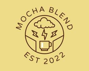 Lightning Coffee Cafe  logo design