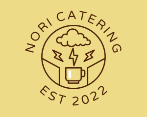 Lightning Coffee Cafe  logo design