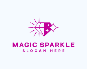 Jewelry Crystal Sparkle logo design