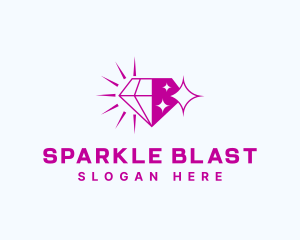 Jewelry Crystal Sparkle logo design