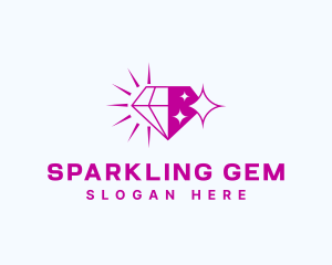 Jewelry Crystal Sparkle logo design