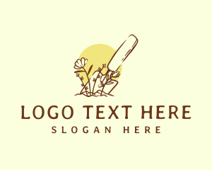 Flower Shovel Planting logo