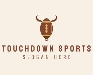 Football Bull Horns logo