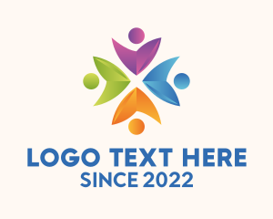 3d - Community Center Foundation logo design