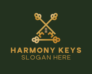 House Key Real Estate logo design