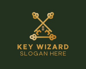 House Key Real Estate logo design