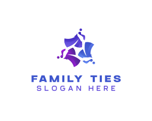 People Team Organization logo design