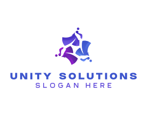 People Team Organization logo design
