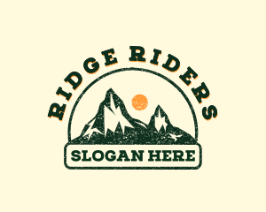 Outdoor Mountain Trekking logo design