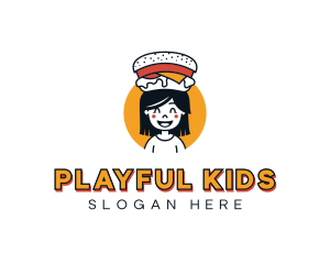 Restaurant Burger Kid logo design