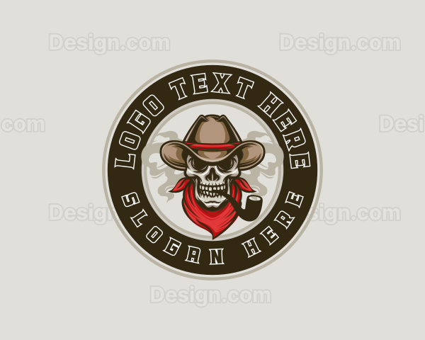 Cowboy Skull Smoker Logo