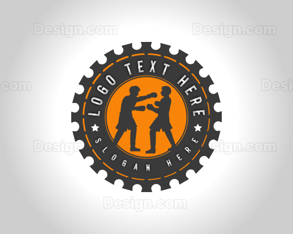 Boxing Fitness Gym Logo