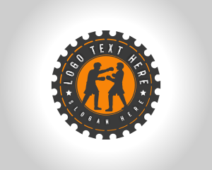 Boxing Training Gym Logo