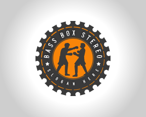 Boxing Fitness Gym logo design