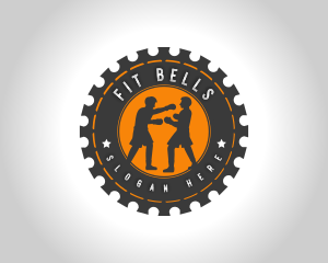 Boxing Fitness Gym logo design