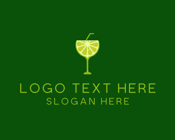 Cocktail Lime Slice logo