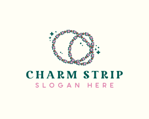 Bead Bracelet Accessory logo design