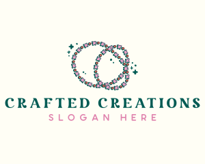 Bead Bracelet Accessory logo design