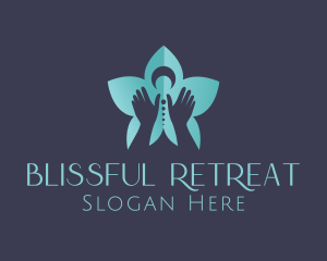 Lotus Wellness Massage logo design