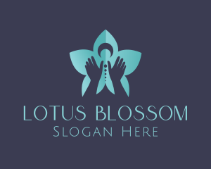 Lotus Wellness Massage logo design