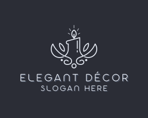 Spa Candle Decor logo design