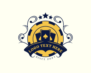 Poker Gambling Casino logo design