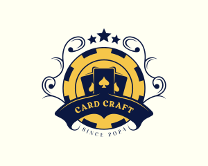 Poker Gambling Casino logo design