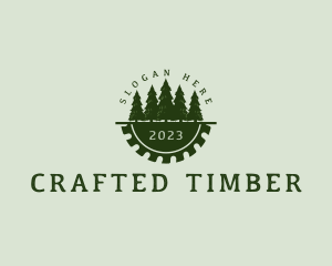 Carpenter Saw Lumberjack logo design