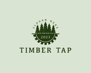 Carpenter Saw Lumberjack logo design