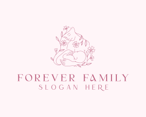 Maternal Breastfeeding Infant  logo design