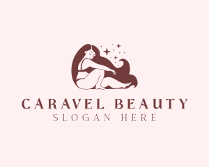 Beauty Lingerie Woman logo design